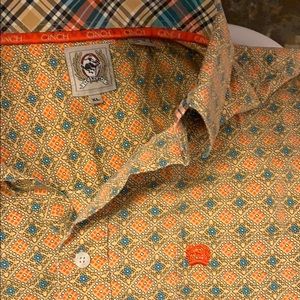 Men’s long sleeve Cinch Button up